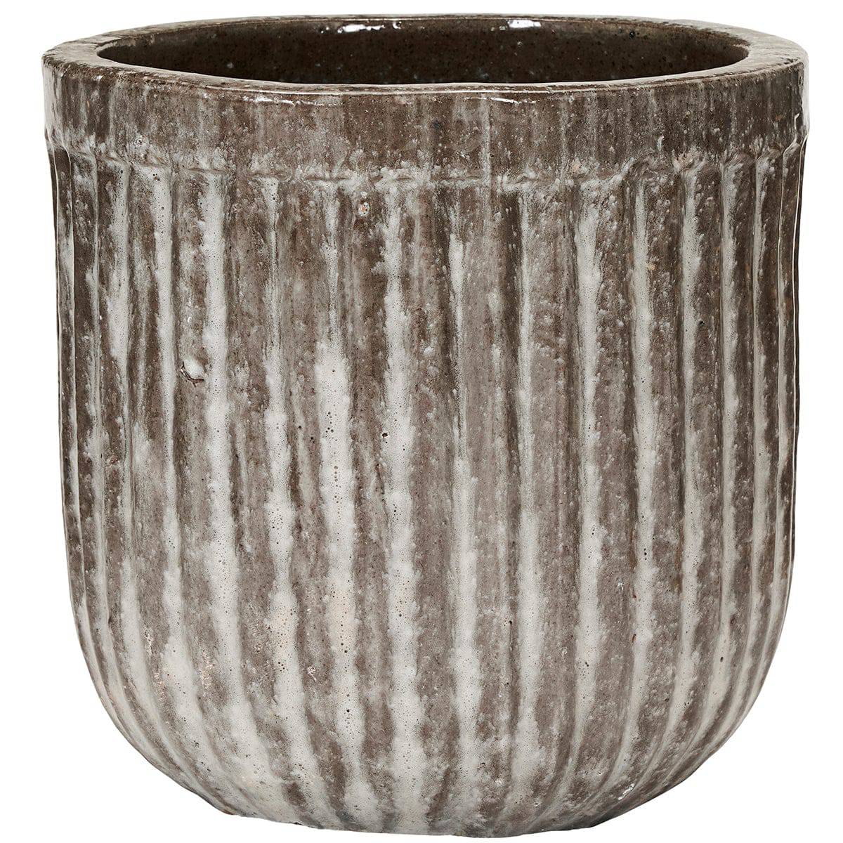 Pharao Grey/Brown Planter (2/Set)
