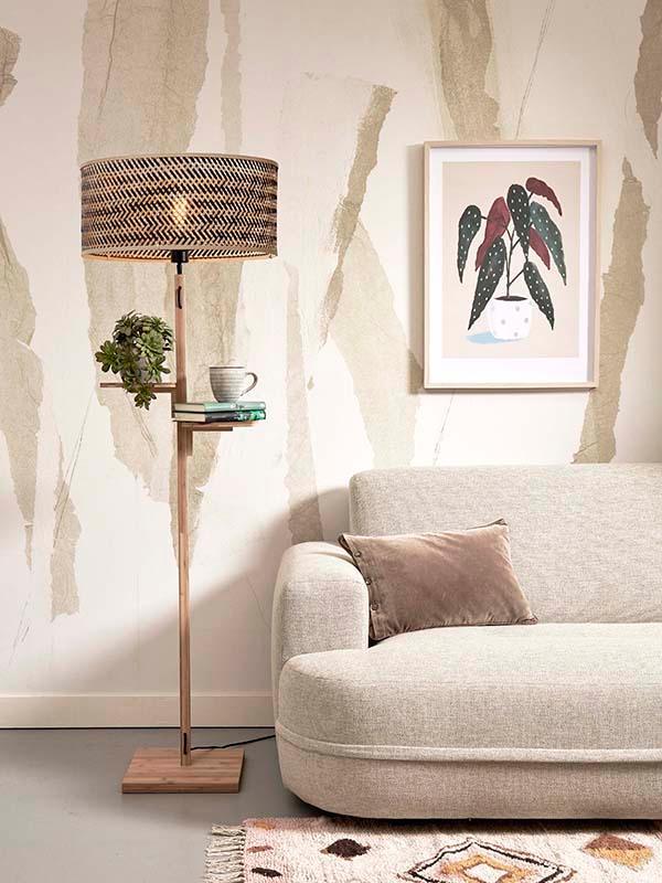 Java Floor Lamp with Shelves - WOO .Design