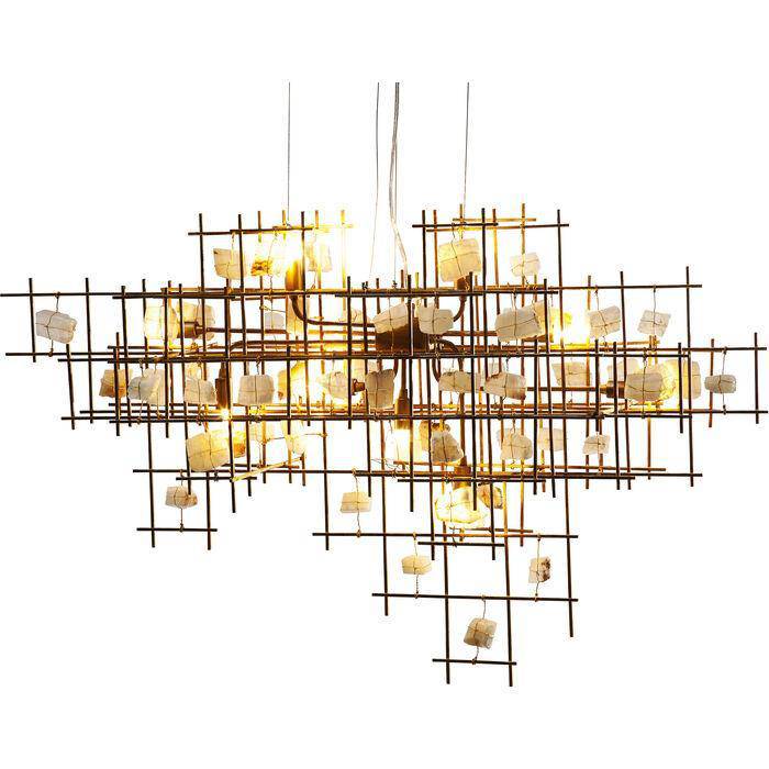 Stone Mobile Pendant Lamp