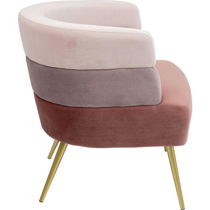 Sandwich Velvet Cocktail Armchair