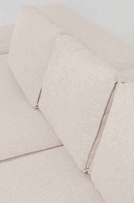Infinity Ottomane Cream Corner Sofa