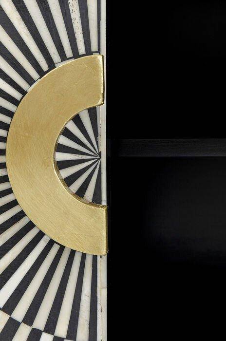 Electro Black/White Sideboard