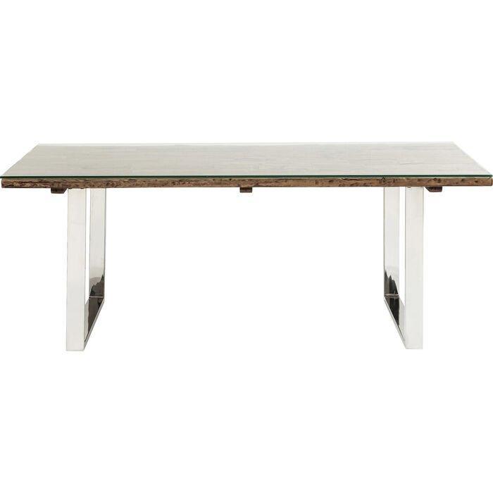 Rustico Glass/Recycled Wood Table