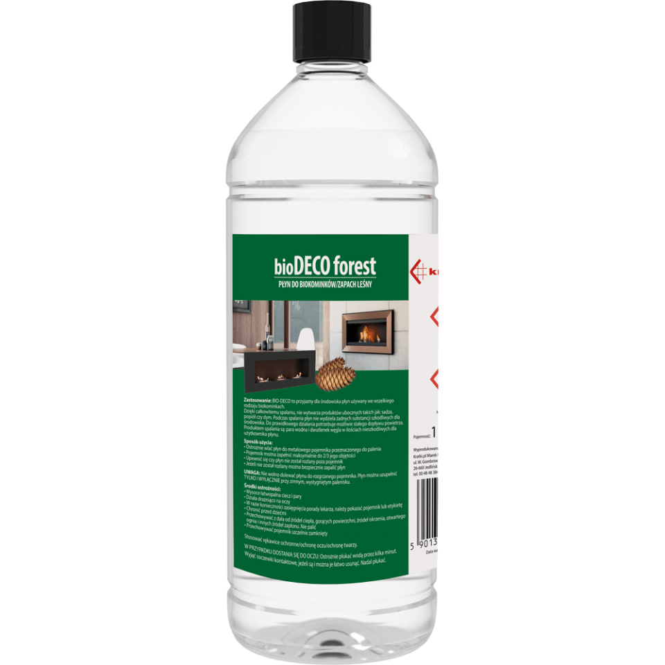 Bioethanol Fuel for Bio Fireplaces 1L
