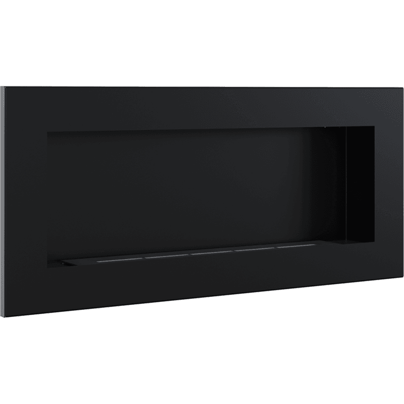 Delta 2 Slim Black Bio Fireplace