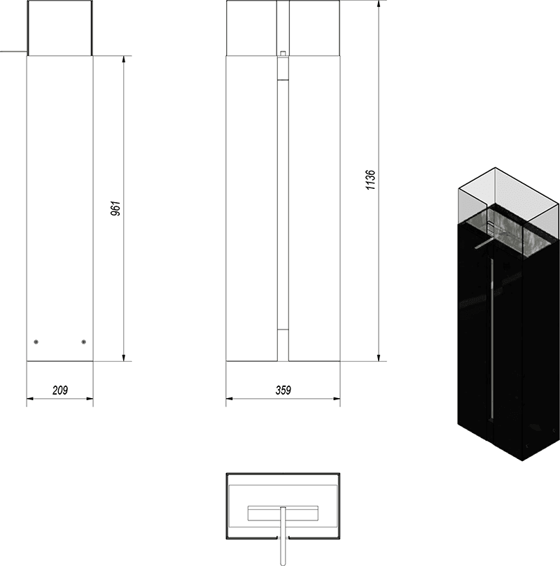 Romeo Bio Fireplace
