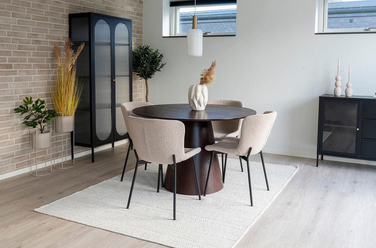 Maceda Boucle Dining Chair (2/Set) - WOO .Design
