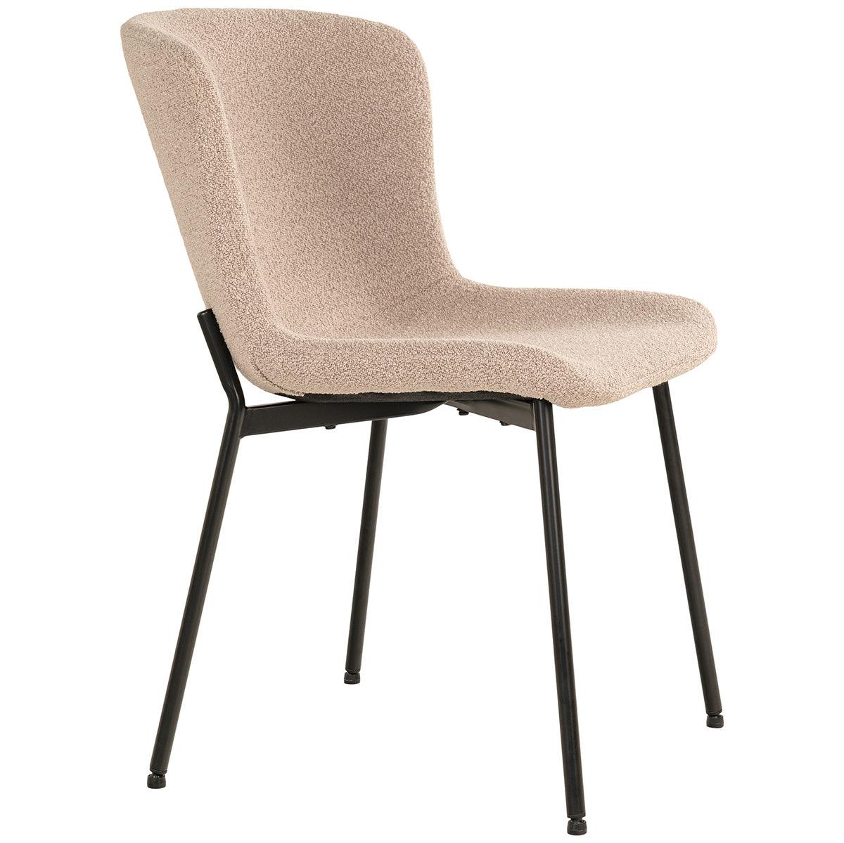 Maceda Boucle Dining Chair (2/Set) - WOO .Design