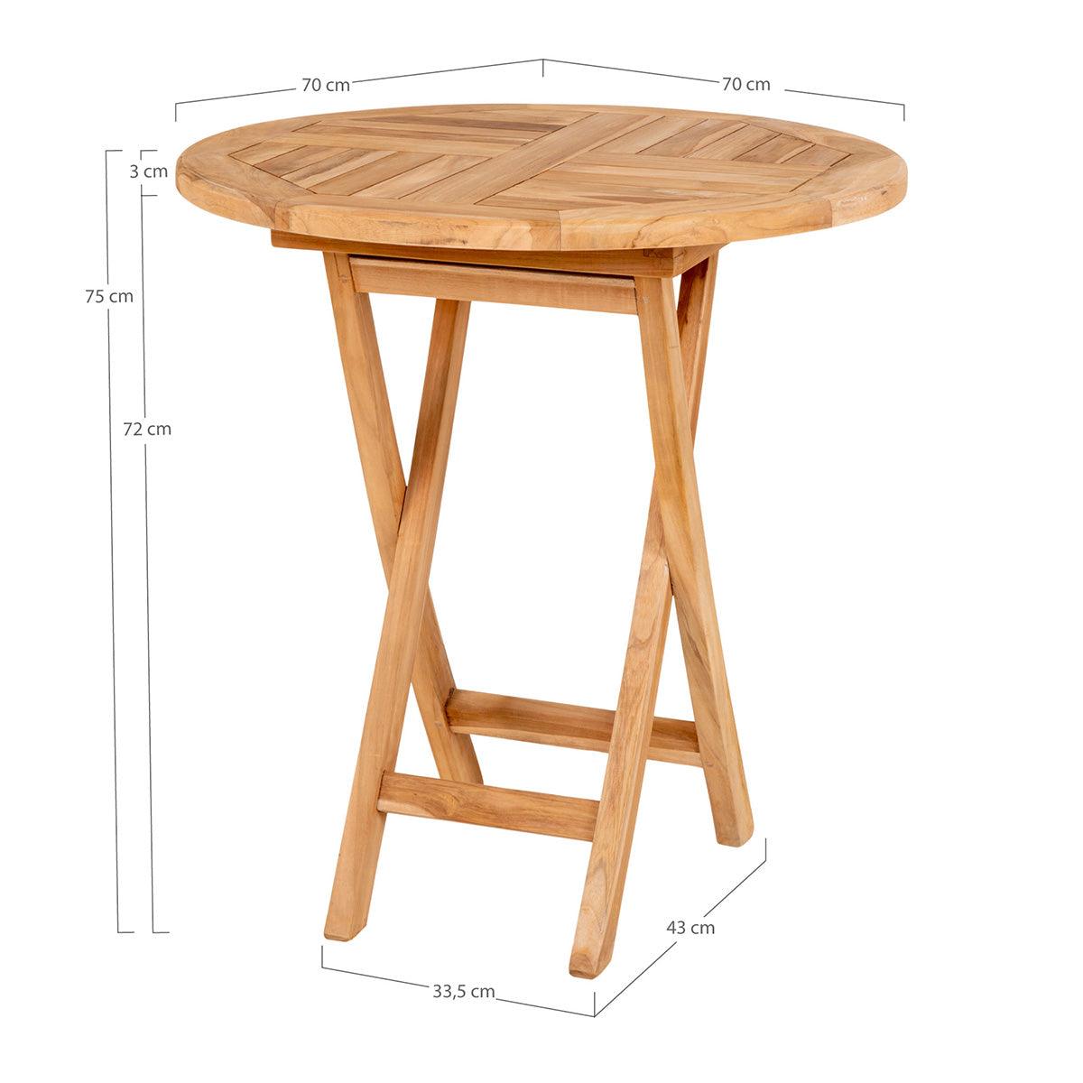 Oviedo Natural Teak Wood Table - WOO .Design