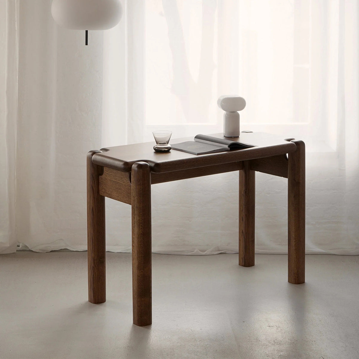 Puffo Oak Wood Desk