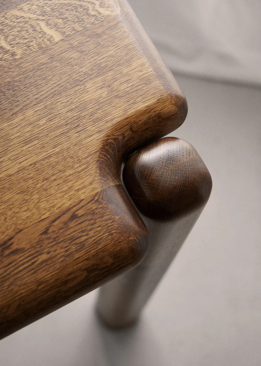 Puffo Oak Wood Desk