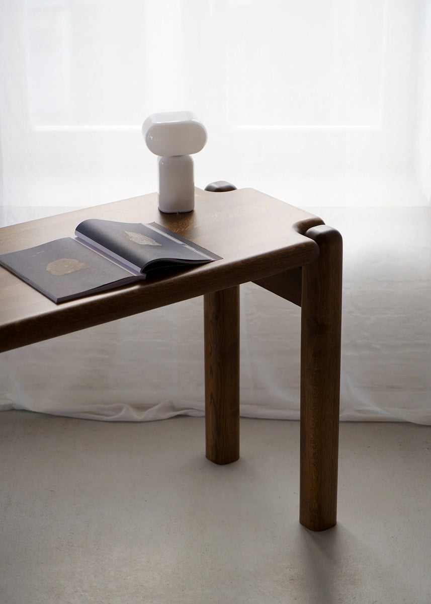 Puffo Oak Wood Desk