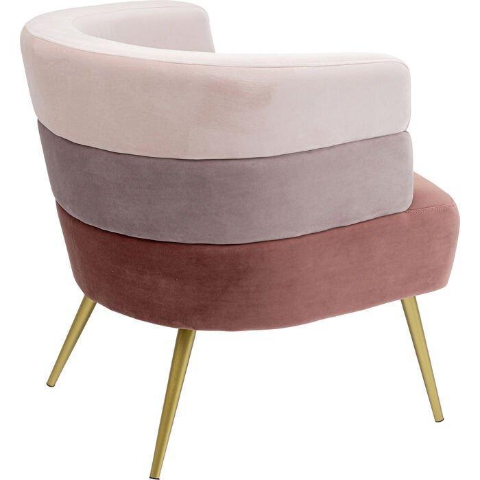 Sandwich Velvet Cocktail Armchair - WOO .Design