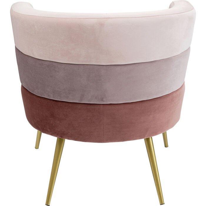 Sandwich Velvet Cocktail Armchair - WOO .Design