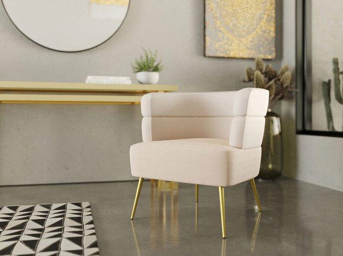 Sandwich Velvet Cocktail Armchair - WOO .Design