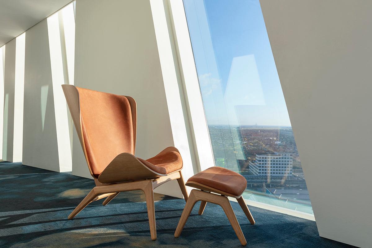 The Reader Rust Dunes Ottoman - WOO .Design