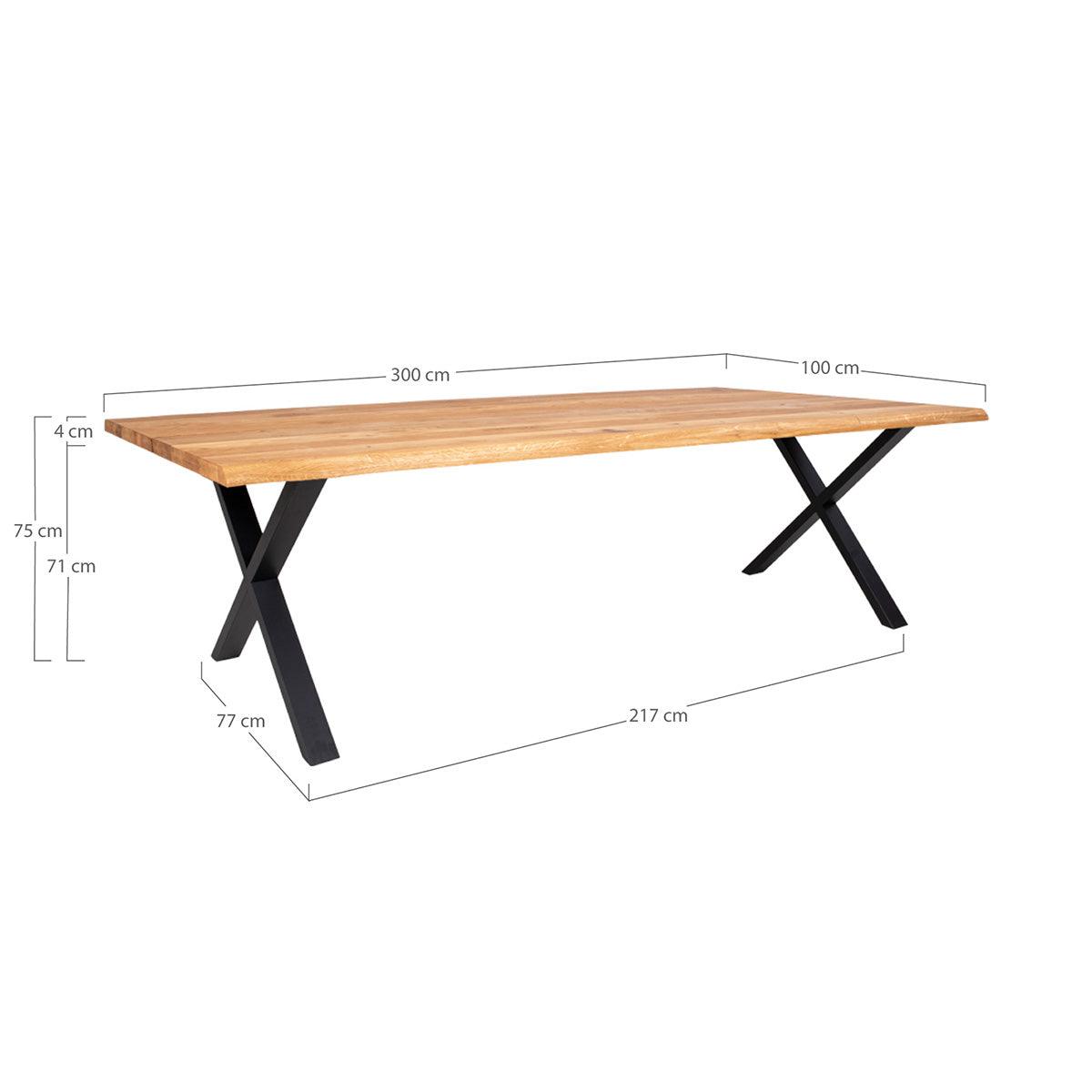 Toulon Oiled Oak Dining Table - WOO .Design