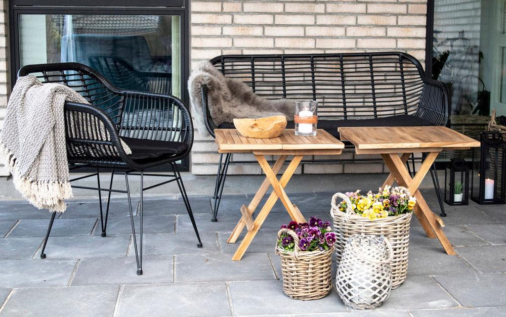 Trieste Polyrattan Armchair with Cushion (2/Set) - WOO .Design