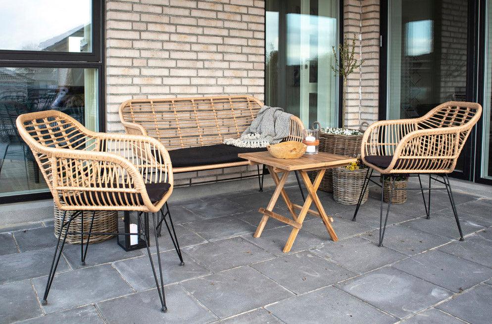 Trieste Polyrattan Armchair with Cushion (2/Set) - WOO .Design