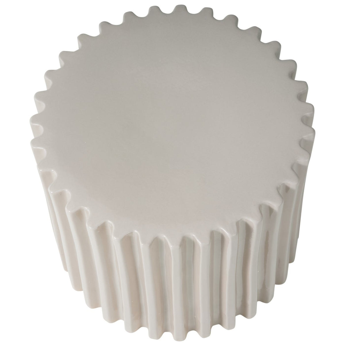Grooves Decorative Side Table
