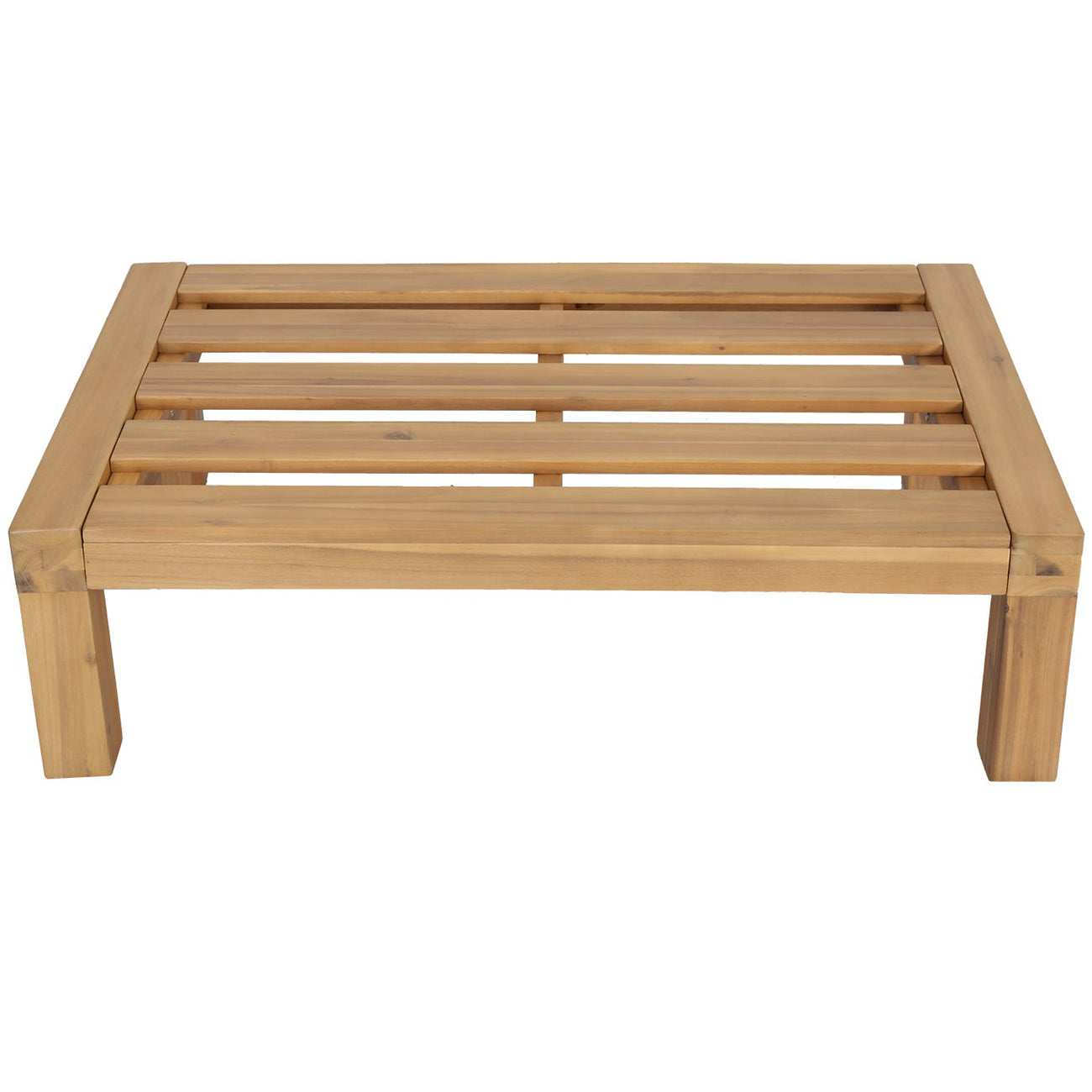 Relax Acacia Wood Footstool or Side Table