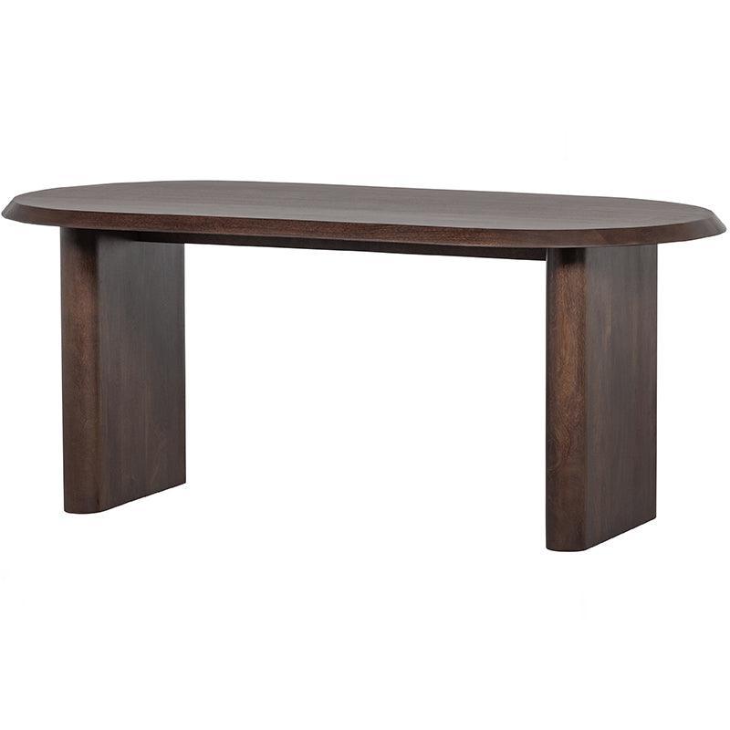 Ellips Walnut Mango Wood Dining Table (Display)