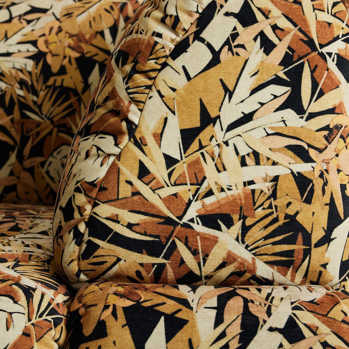 Wave Printed Hollywood Couch - Element Right High Arm - WOO .Design