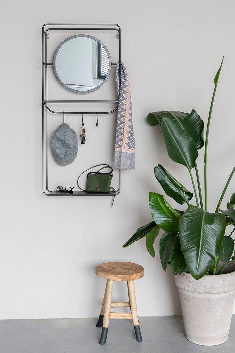 Duco Wall Rack Mirror