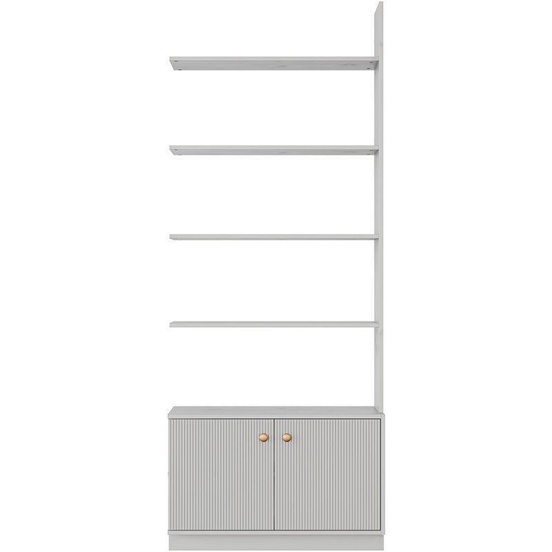 Madu Cloud Grey Pine Wood Expansion For Bookcase (Discontinued Collection)