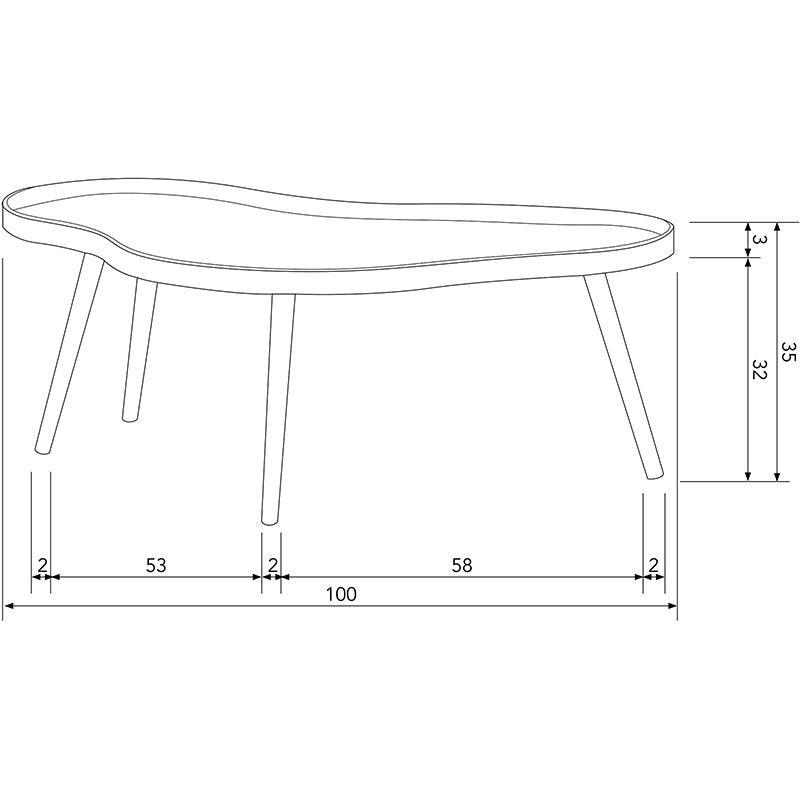 Mae Organic Coffee Table