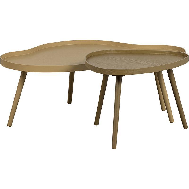 Mae Sepia Organic Pine Wood Side Table