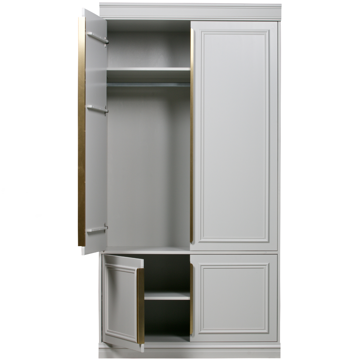 Organize Mist Pine Wood Wardrobe - WOO .Design
