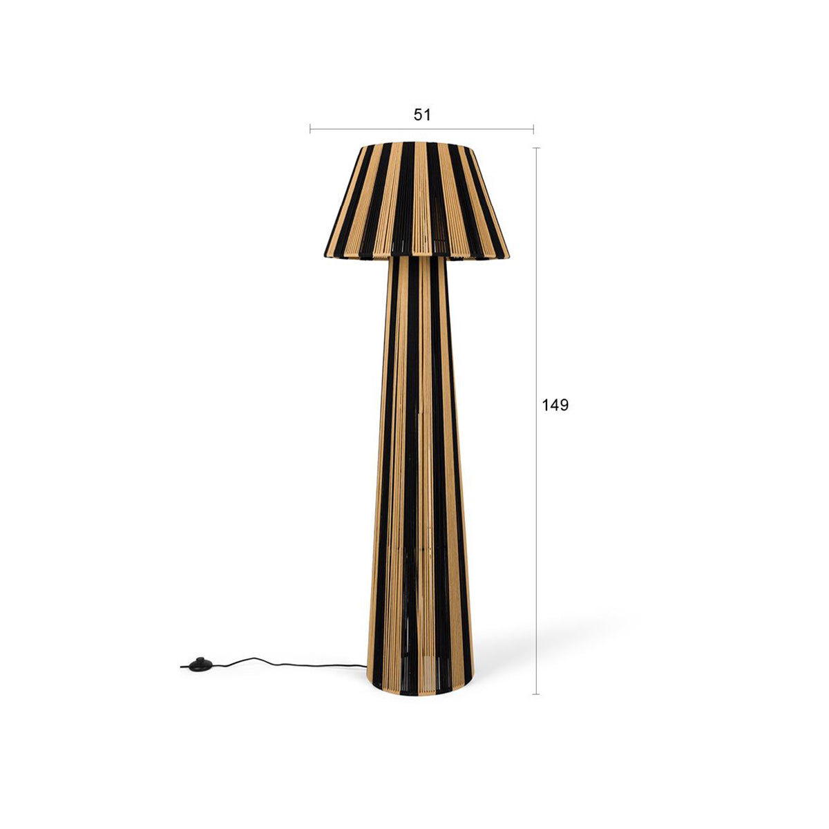 Stripe It Up Floor Lamp