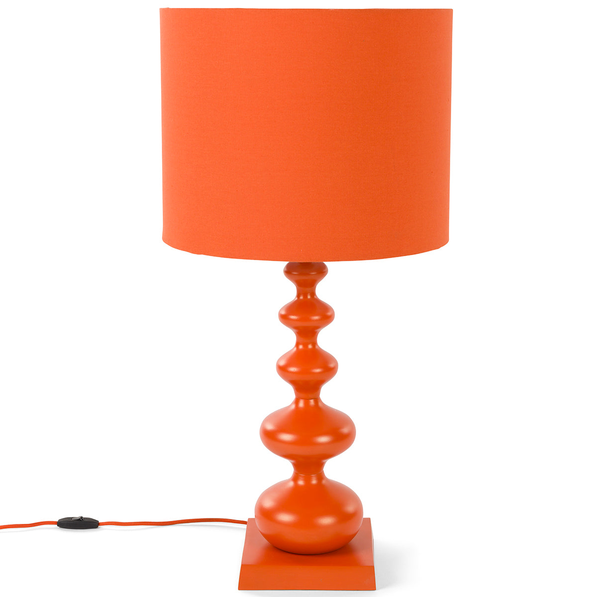When Orange Is King Table Lamp
