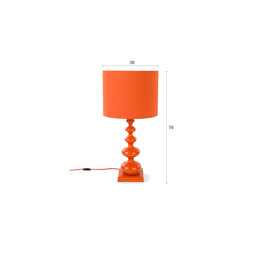 When Orange Is King Table Lamp