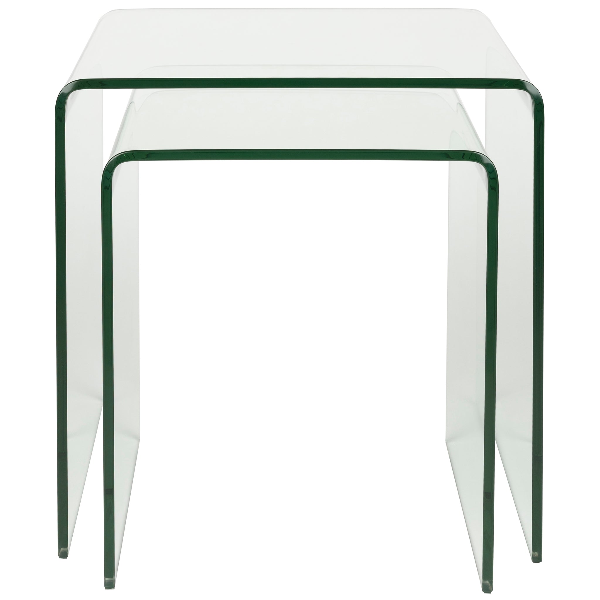 Vetro Transparant Side Table (2/Set)