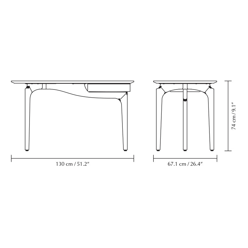 Duende Oak Desk - WOO .Design