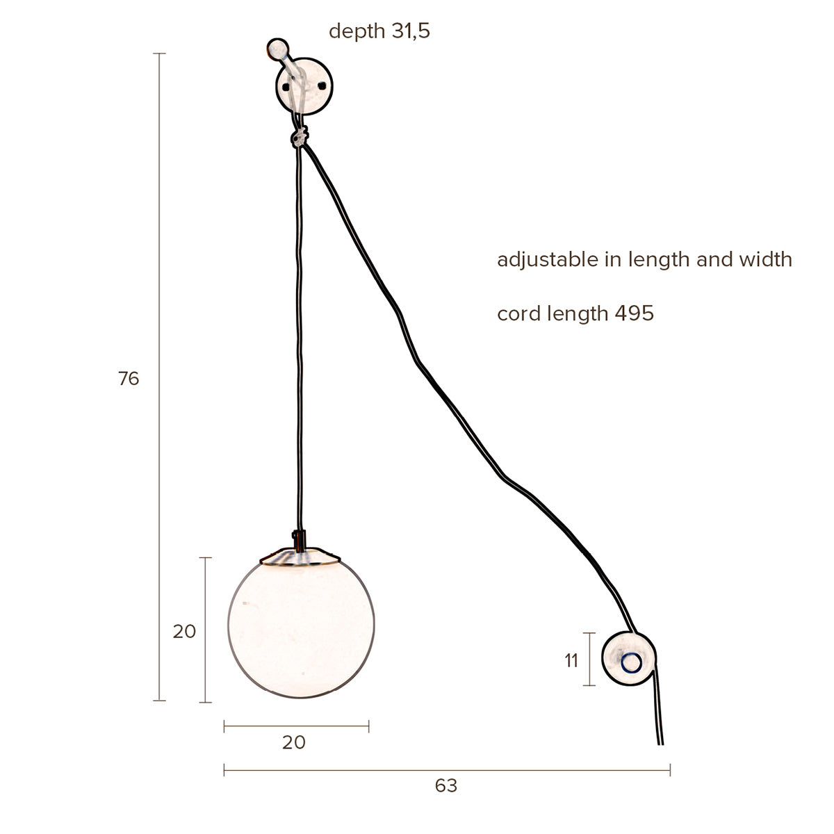Bulan Wall Lamp