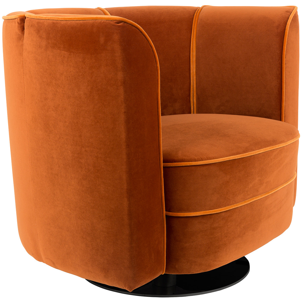 Flower Orange Lounge Chair