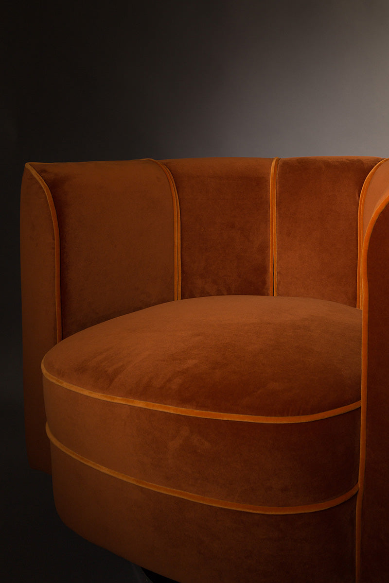 Flower Orange Lounge Chair