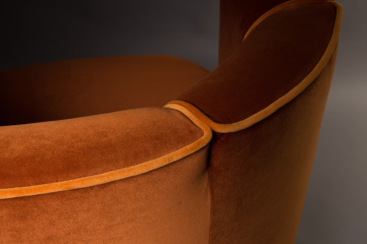 Flower Orange Lounge Chair