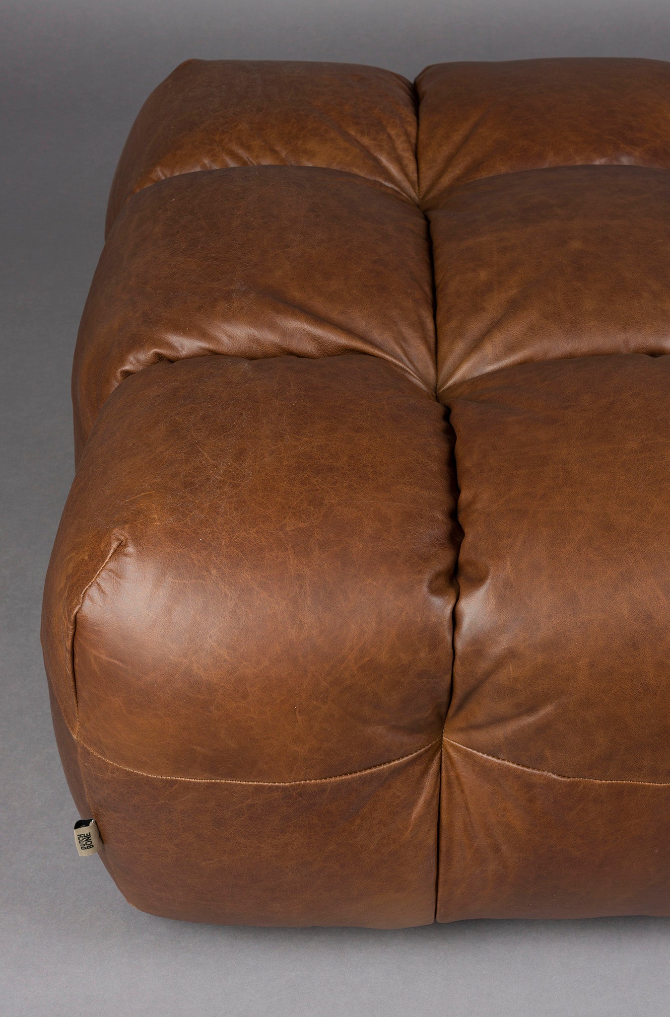 Hackman Leather Hocker
