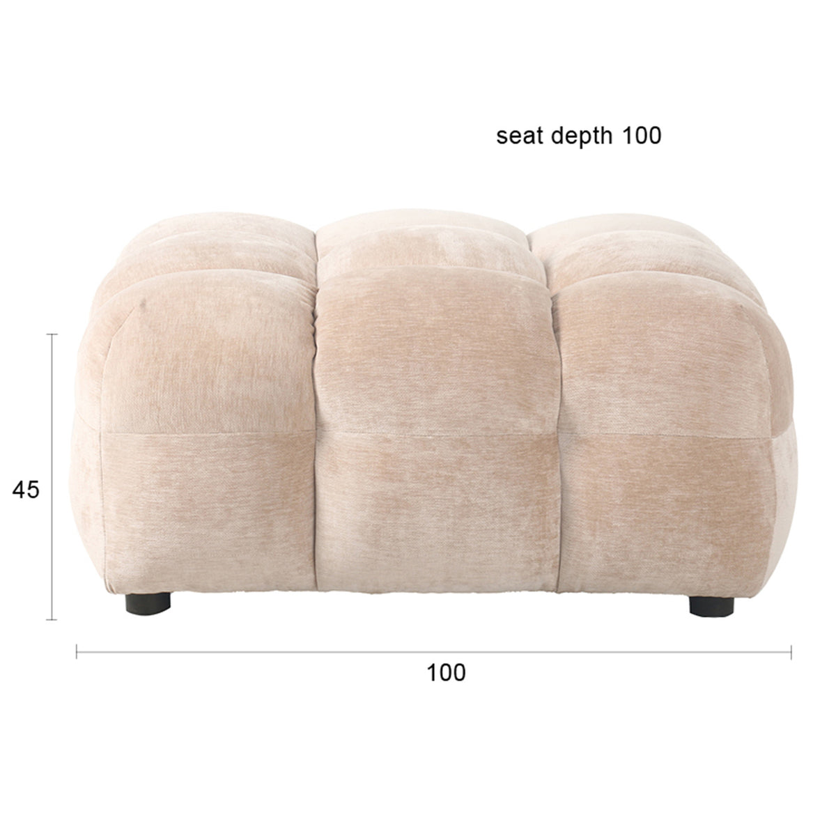 Hackman Velours Hocker