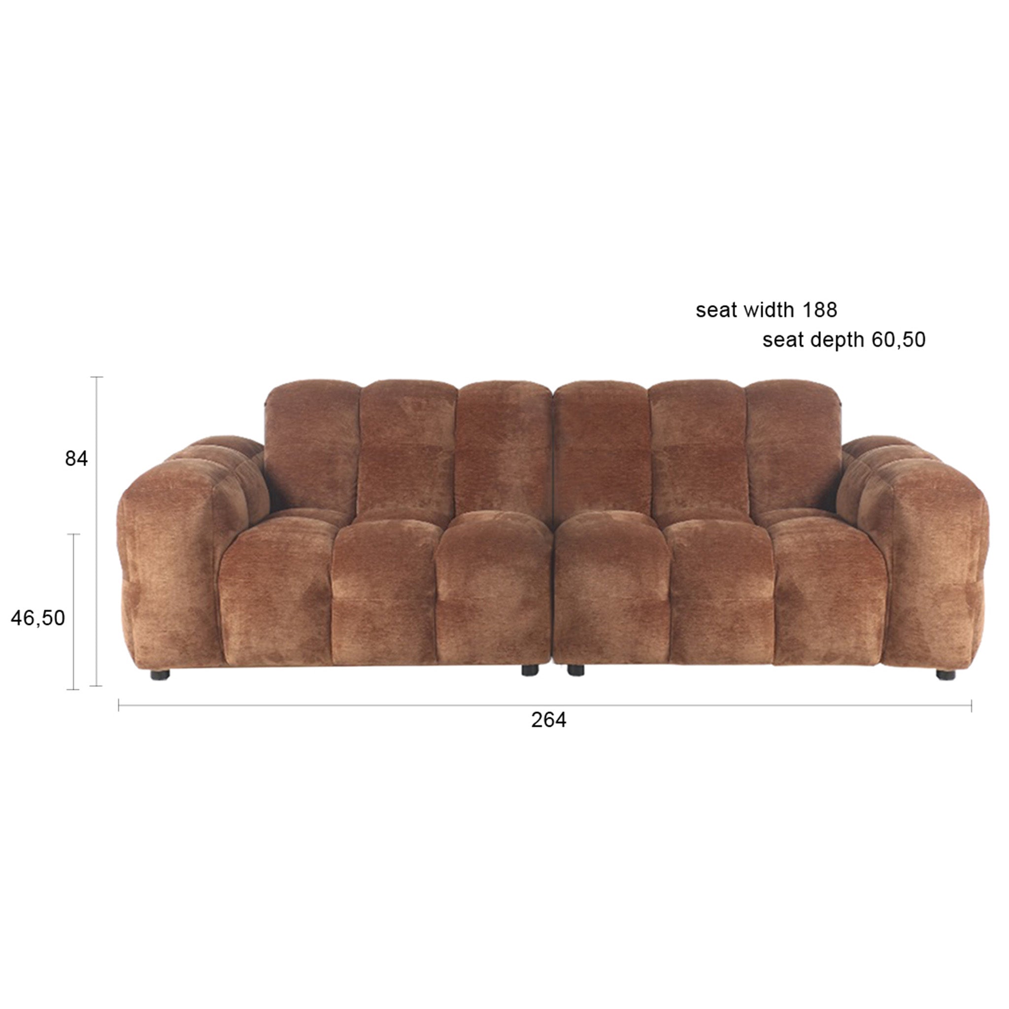 Hackman Velours Sofa
