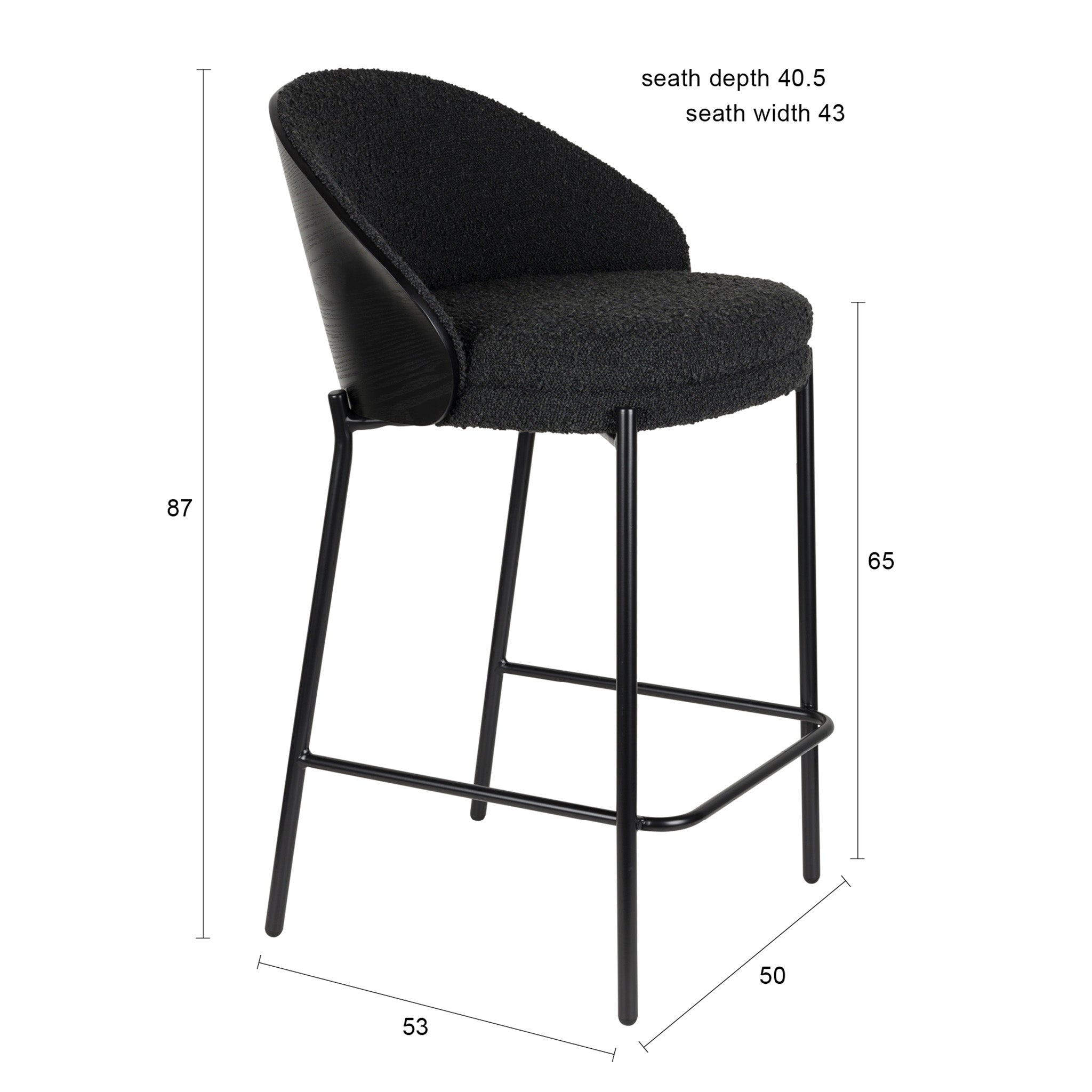 Rodin Counter Chair