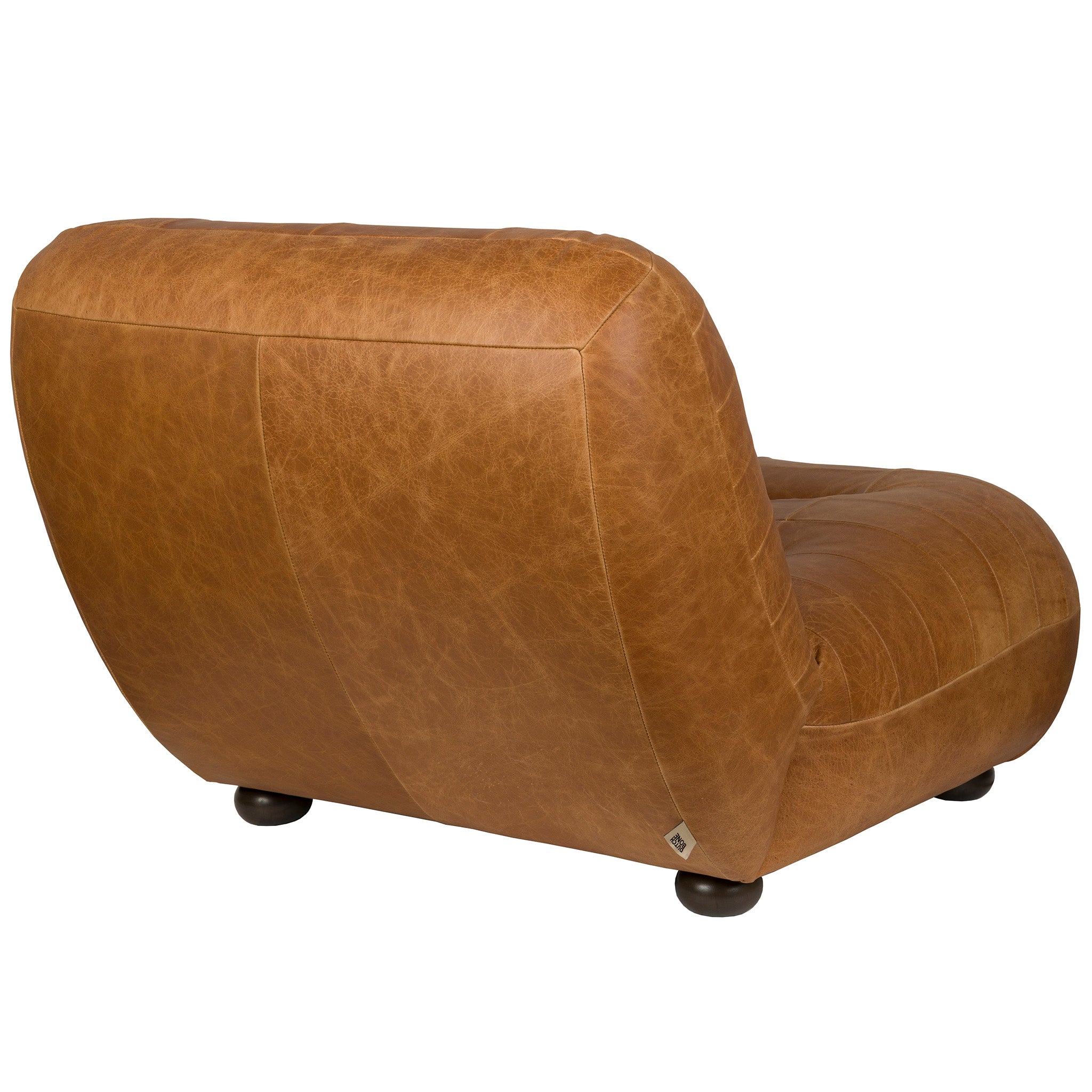 Wyatt Wax Leather Lounge Chair