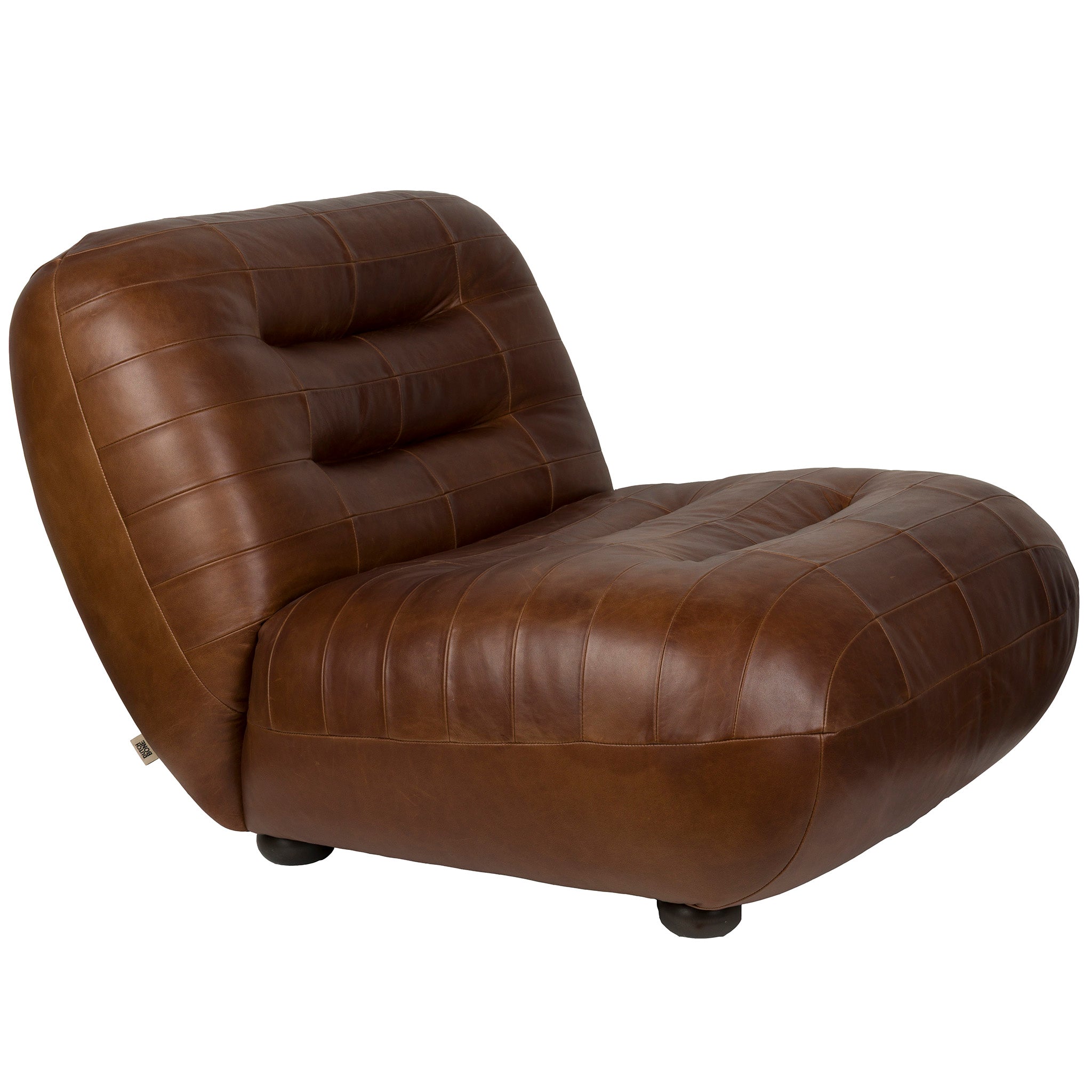 Wyatt Wax Leather Lounge Chair