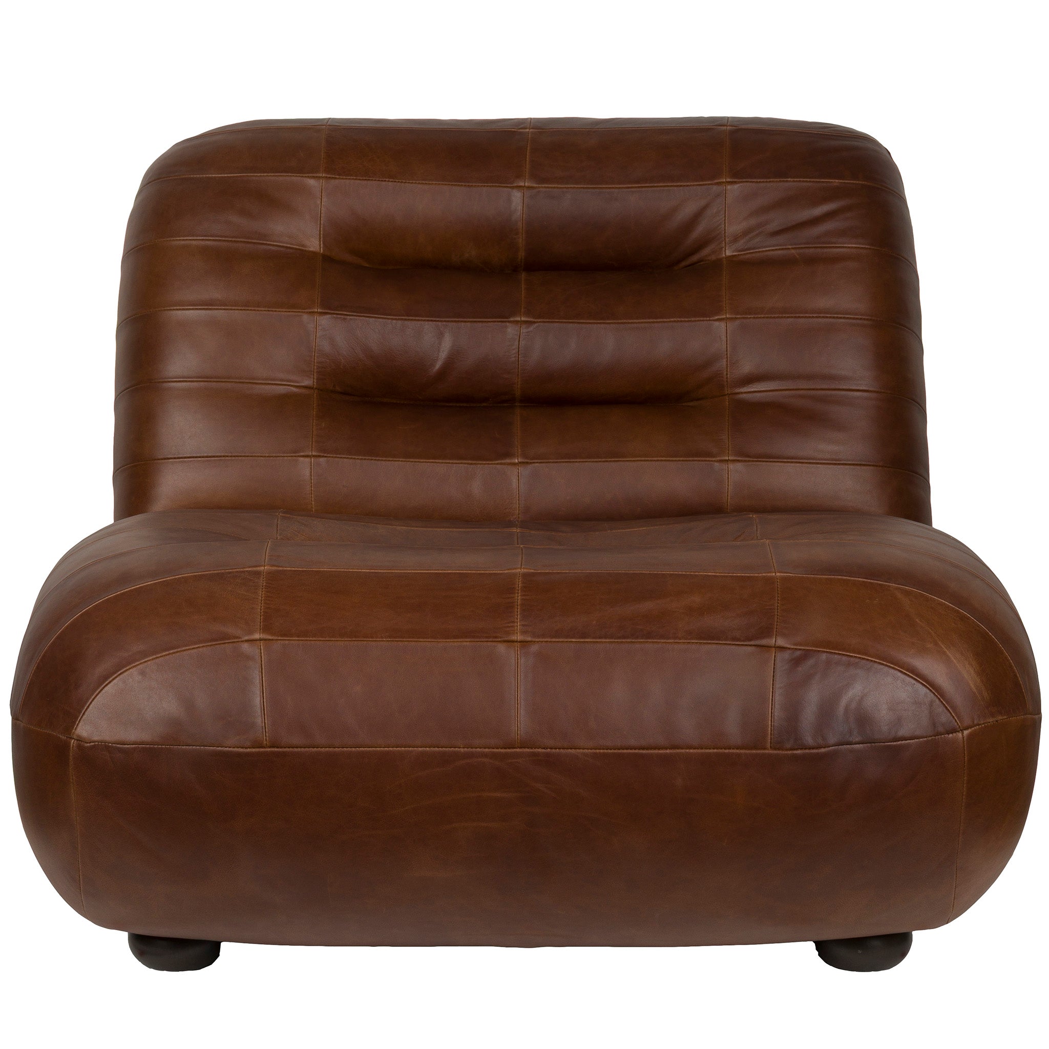 Wyatt Wax Leather Lounge Chair