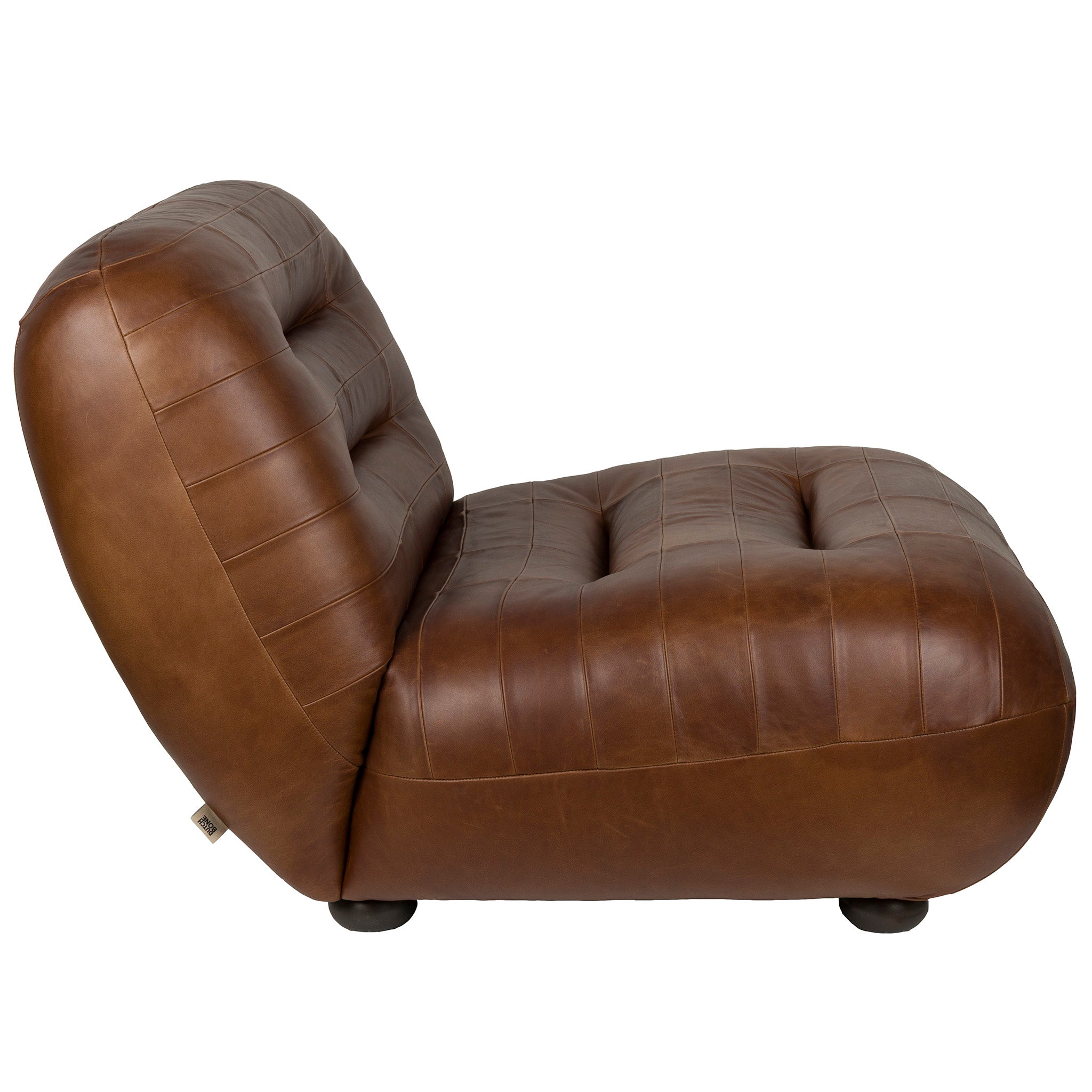 Wyatt Wax Leather Lounge Chair