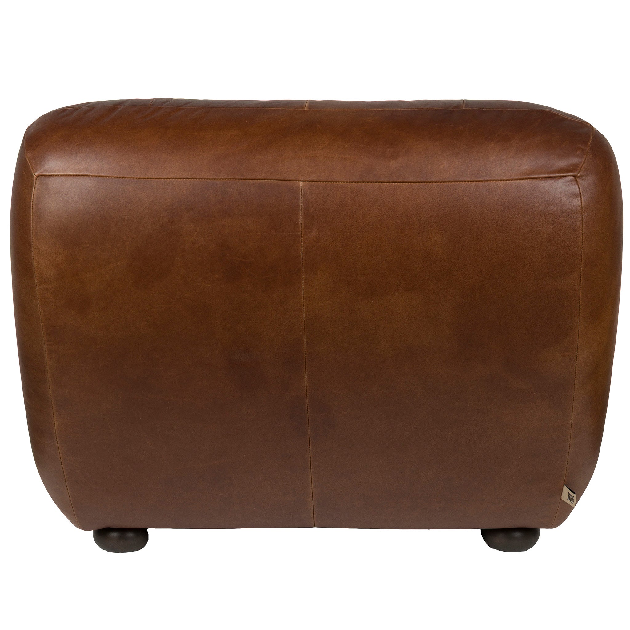 Wyatt Wax Leather Lounge Chair